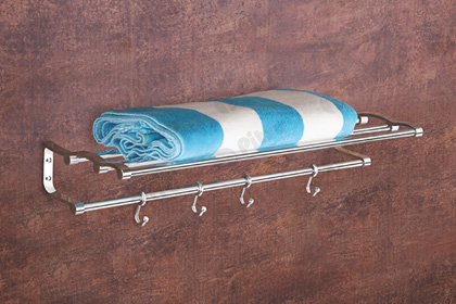 Towel Rack With Rod