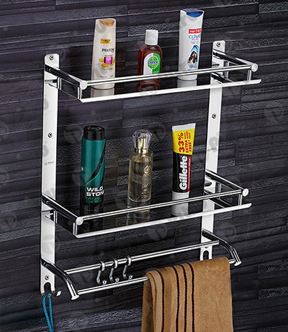 Double Shelf With Hook